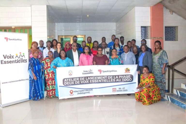 Lancement  au Togo de l’initiative ‘‘Voix EssentiELLES’’ pour le plaidoyer et le renforcement des capacités des organisations féminines