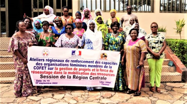 Les organisations de femmes sont outillées sur la gestion de cycle de projet